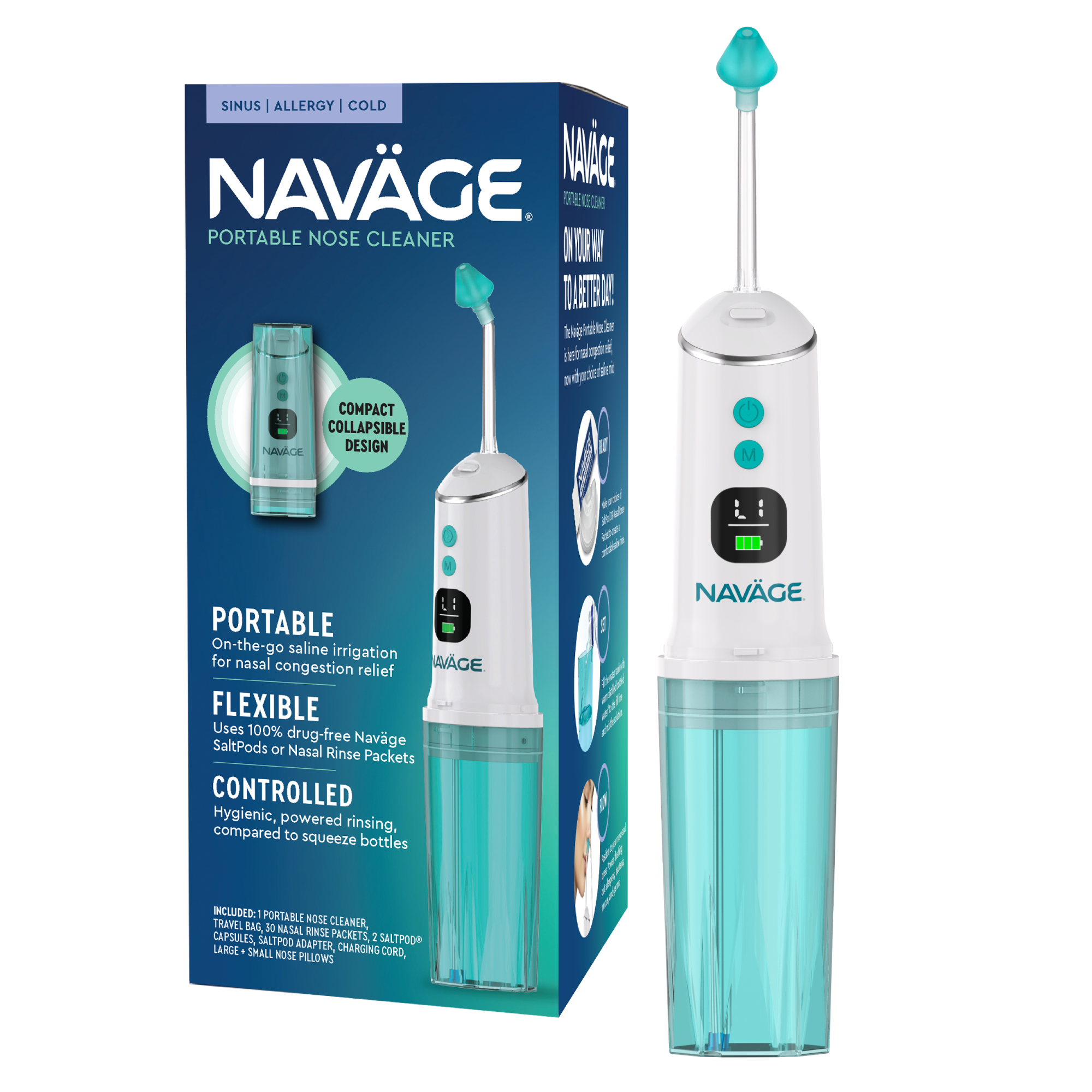 FLAVOR DAYS テーブルライナー ブルーミングナカニシ Naväge Portable Nose Cleaner