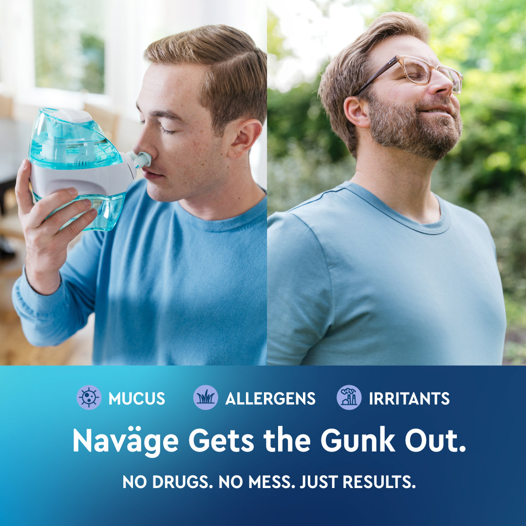 Naväge Starter Bundle: Nose Cleaner and 30 SaltPod Capsules