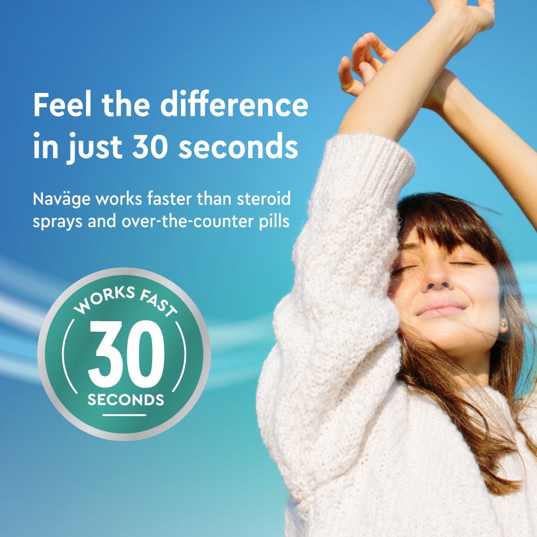 Naväge Travel Bundle: Nose Cleaner, 30 SaltPods, Travel Bag