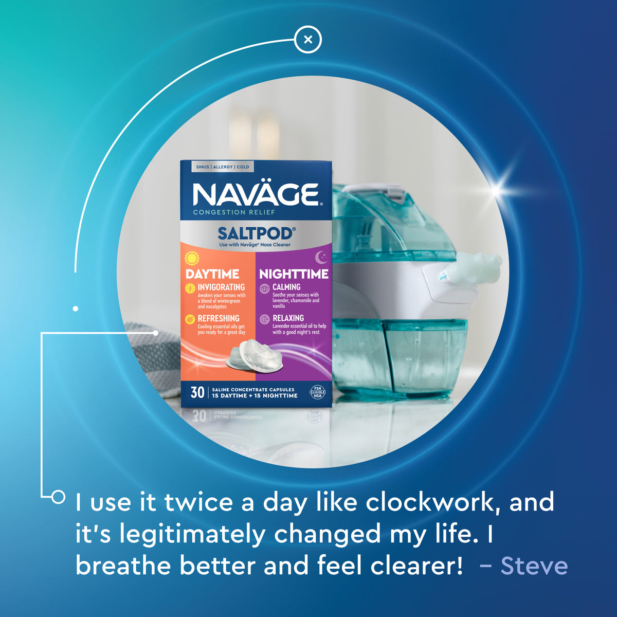Naväge Daytime & Nighttime SaltPod® 30-Pack