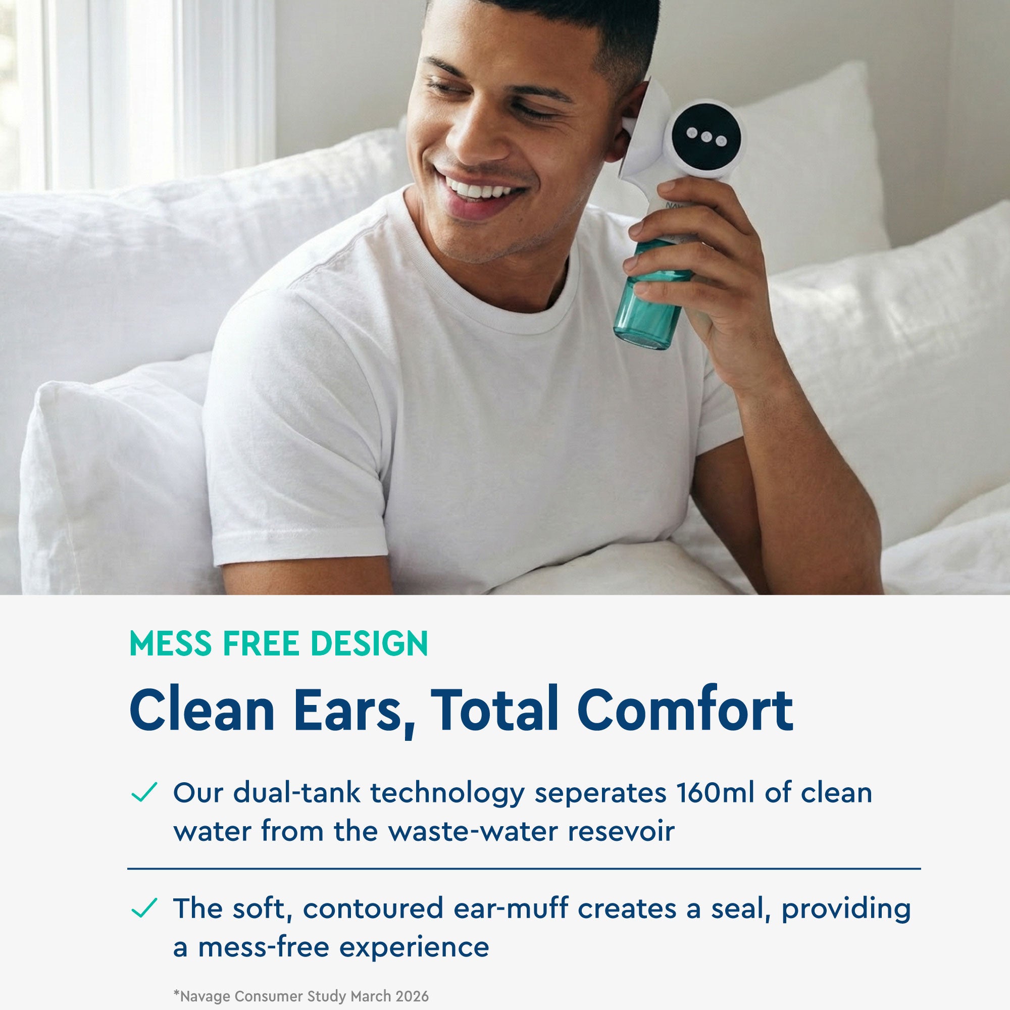 Navage Dual Action Powered Ear Cleaner
