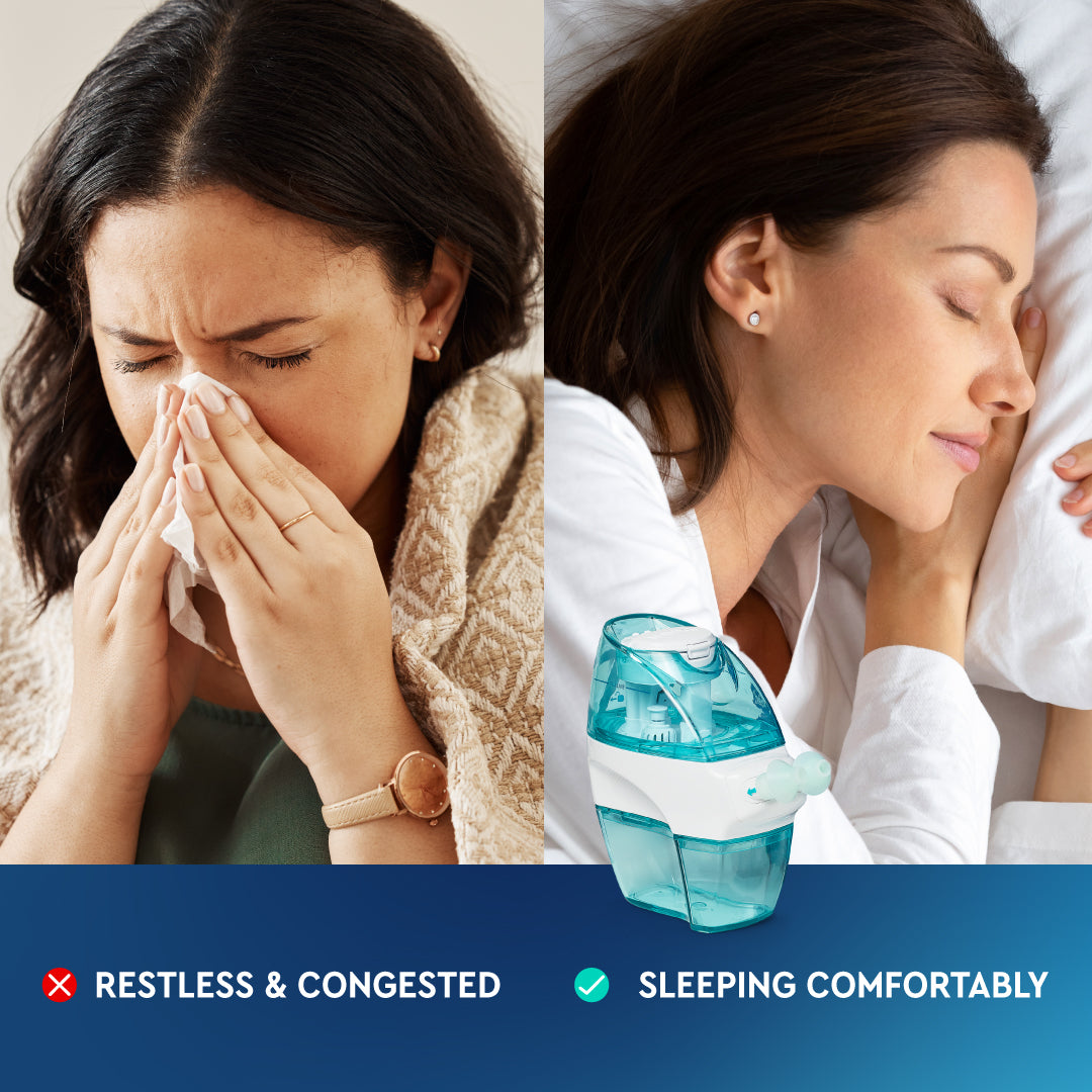 Naväge Multi-User Bundle: Nose Cleaner, 30 SaltPod Capsules, 2nd Nasal Dock, 2nd Pair of Nose Pillows