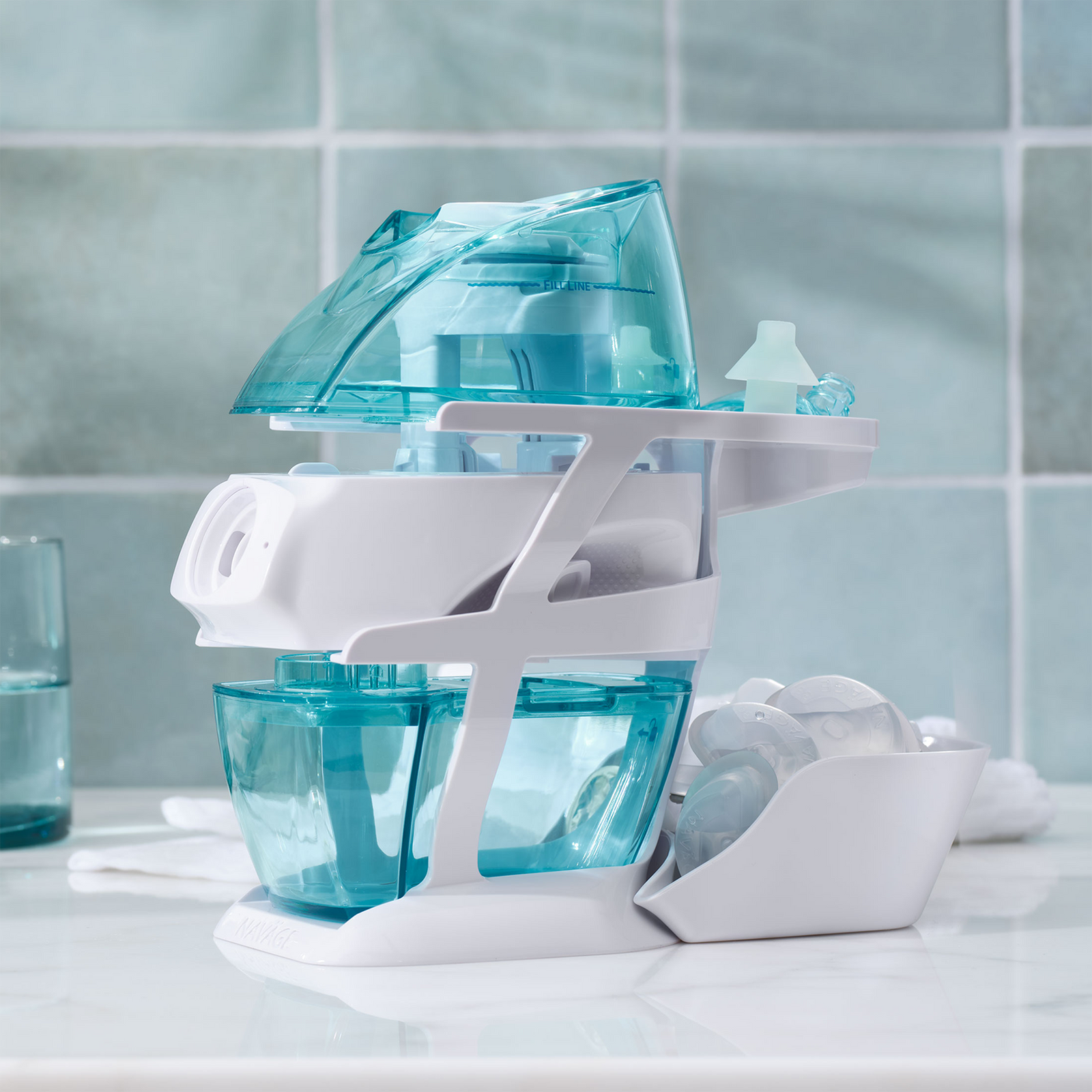 Navage Countertop Caddy | Organized Drying & Storage