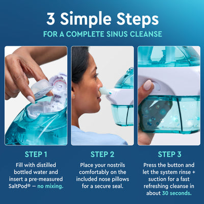 Navage Starter Bundle | Nasal Irrigator + SaltPods Kit