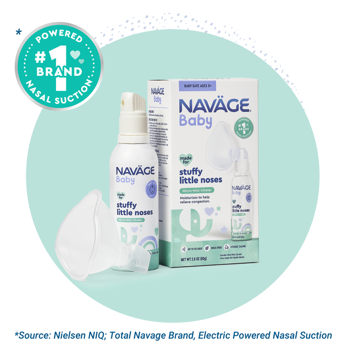 Navage Baby Micro Mist Inhaler | Soothing Saline Mist