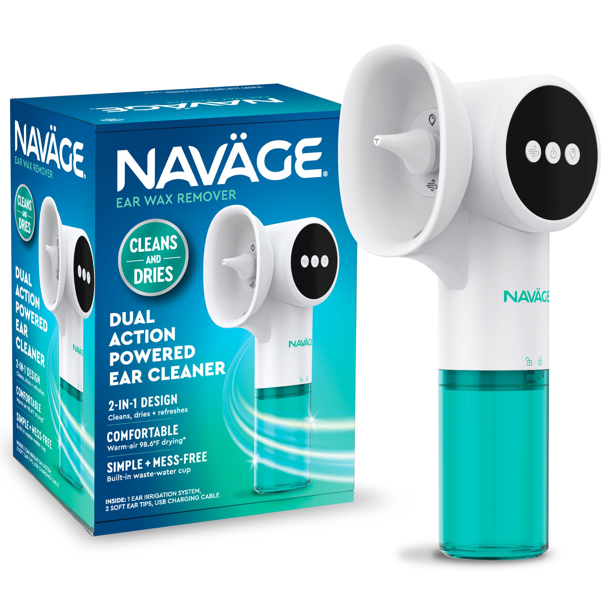 Navage Dual Action Powered Ear Cleaner