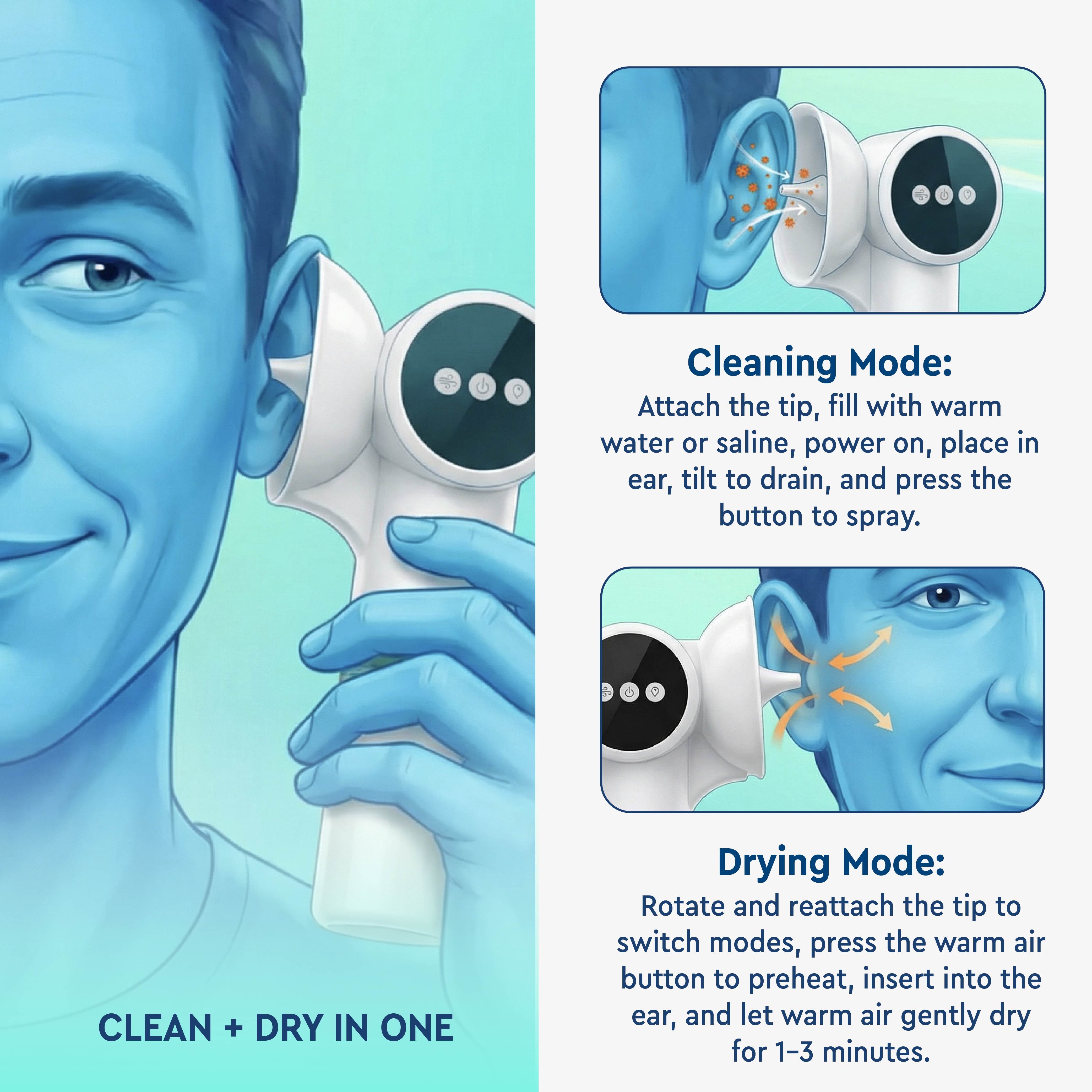 Navage Dual Action Powered Ear Cleaner