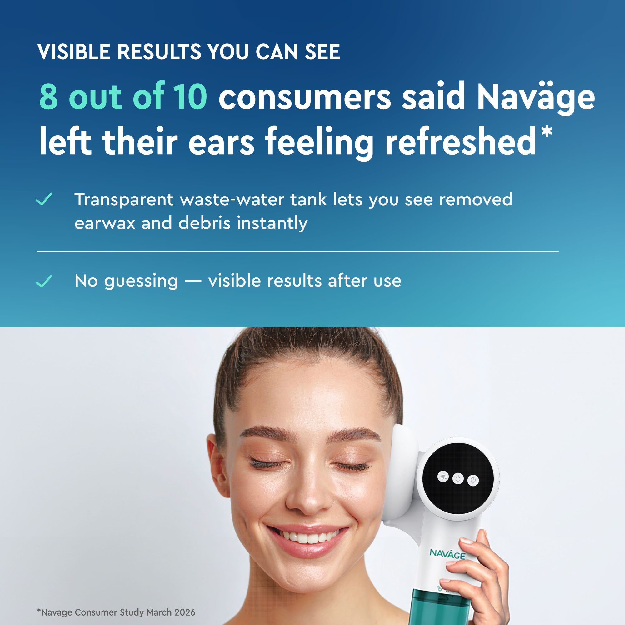 Navage Dual Action Powered Ear Cleaner