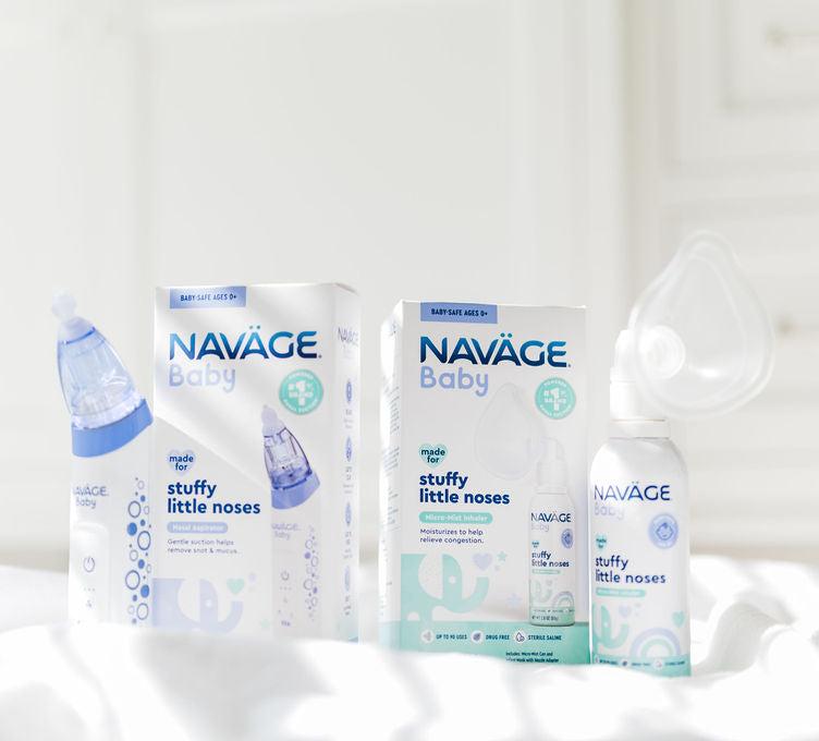 Naväge Baby Bundle: Baby Nasal Aspirator + Micro-Mist Inhaler