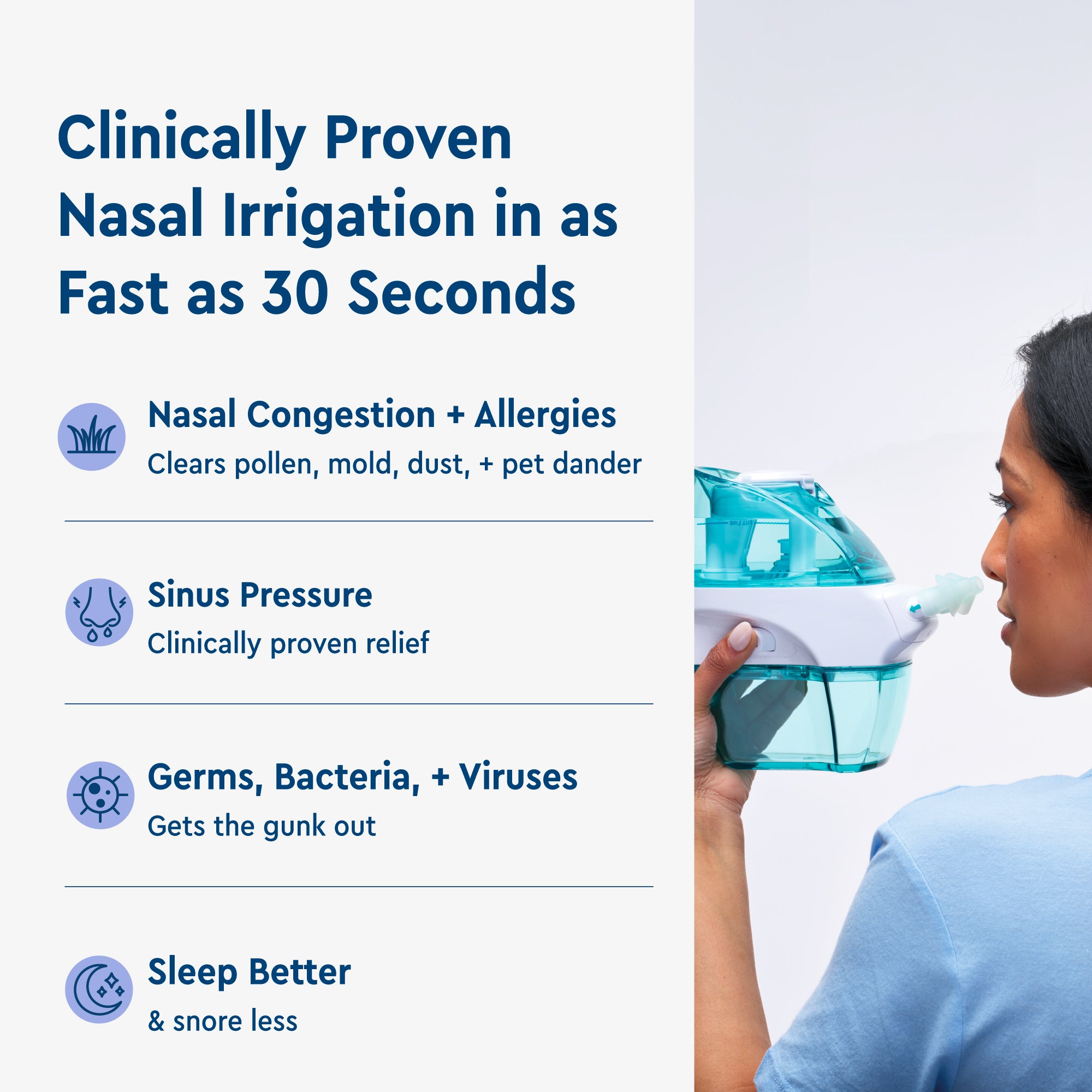 Navage Deluxe Bundle | Upgraded Nasal Care System
