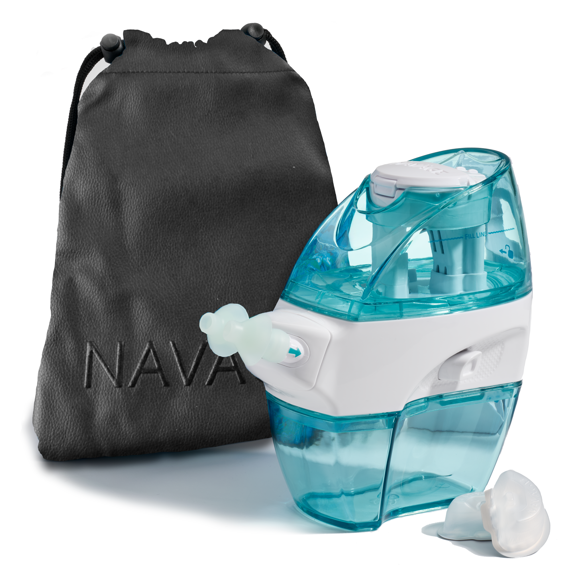 Naväge Travel Bundle: Nose Cleaner, 20 SaltPods, Travel Bag