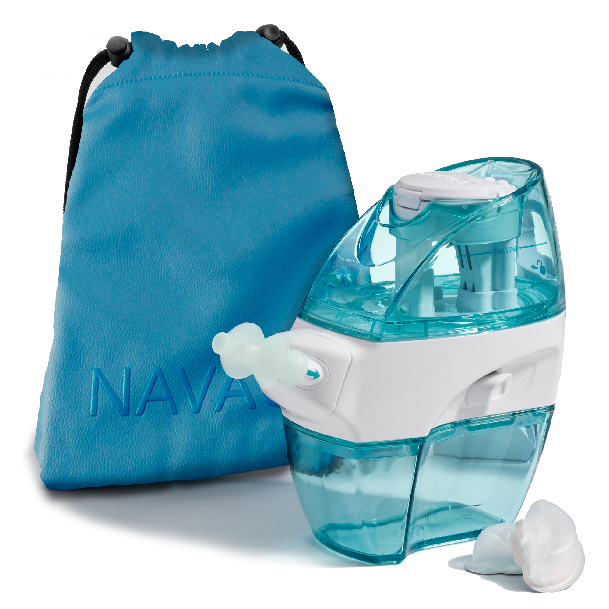 Naväge Travel Bundle: Nose Cleaner, 20 SaltPods, Travel Bag